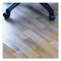 Floortex Cleartex Ultimat XXL Polycarbonate Chair Mat for Hard Floors, 60 x 60, Clear