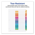 Avery Customizable TOC Ready Index Multicolor Tab Dividers, 15-Tab, 1 to 15, 11 x 8.5, White, Traditional Color Tabs, 6 Sets