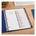 Avery Customizable TOC Ready Index Multicolor Tab Dividers, 31-Tab, 1 to 31, 11 x 8.5, White, Contemporary Color Tabs, 1 Set
