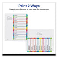 Avery Customizable TOC Ready Index Multicolor Tab Dividers, 15-Tab, 1 to 15, 11 x 8.5, White, Contemporary Color Tabs, 1 Set