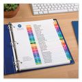 Avery Customizable TOC Ready Index Multicolor Tab Dividers, 31-Tab, 1 to 31, 11 x 8.5, White, Traditional Color Tabs, 1 Set
