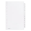 Avery Preprinted Tab Dividers, 12-Tab, A to Z, 8.5 x 5.5, White, 1 Set