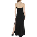 Aqua Strapless Gown, Size 6 by Vanessa Jane