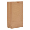 General Grocery Paper Bags, 57 lb Capacity, #10, 6.31" x 4.19" x 13.38", Kraft, 500 Bags