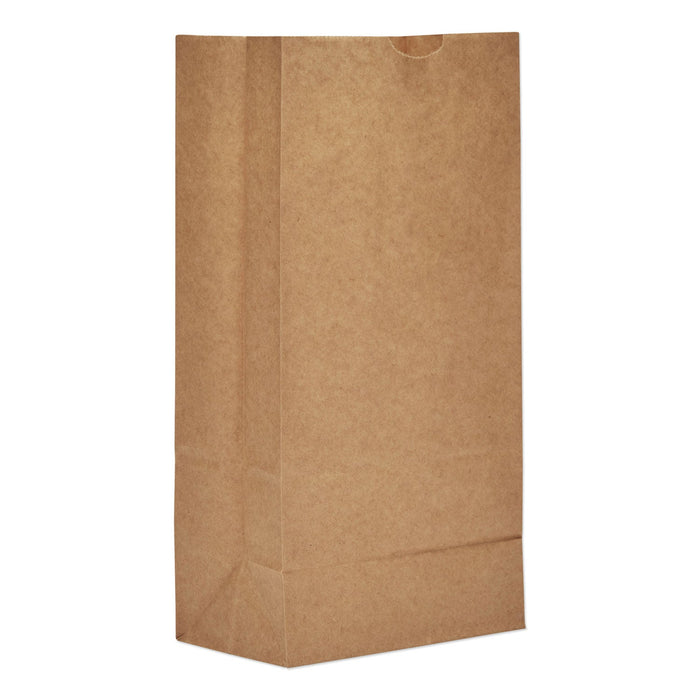 General Grocery Paper Bags, 57 lb Capacity, #8, 6.13" x 4.17" x 12.44", Kraft, 500 Bags