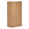General Grocery Paper Bags, 50 lb Capacity, #5, 5.25" x 3.44" x 10.94", Kraft, 500 Bags