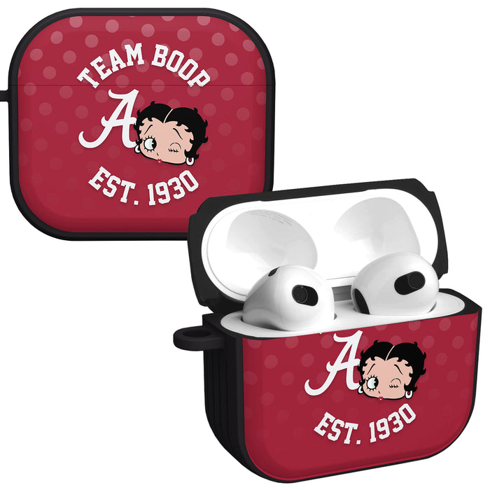 Alabama Crimson Tide X Betty Boop HDX Apple AirPods Gen 3 Case Cover by Affinity Bands