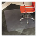 ES Robbins EverLife Chair Mat for Hard Floors, Heavy Use, Rectangular, 46" x 60", Clear