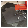 ES Robbins EverLife Chair Mat for Hard Floors, Heavy Use, Rectangular with Lip, 45" x 53", Clear