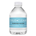 True Clear Purified Bottled Water, 8 oz Bottle, 24 Bottles/Carton