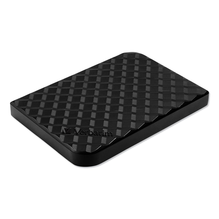 Verbatim Store N Go USB 3.0 Portable Hard Drive, 4 TB, 5,400 rpm, Diamond Black