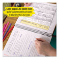Five Star Interactive Notebook, 1 Subject, Medium/College Rule, Green Cover, 11 x 8.5, 100 Sheets