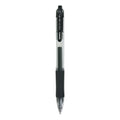 Zebra Sarasa Dry Gel X20 Gel Pen, Retractable, Medium 0.7 mm, Black Ink, Smoke Barrel, 12/Pack