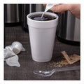 Dart Foam Drink Cups, 16 oz, White, 25/Bag, 40 Bags/Carton
