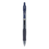 Pilot G2 Premium Gel Pen, Retractable, Fine 0.7 mm, Blue Ink, Smoke Barrel, Dozen