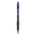 Pilot G2 Premium Gel Pen, Retractable, Fine 0.7 mm, Blue Ink, Smoke Barrel, Dozen