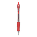 Pilot G2 Premium Gel Pen, Retractable, Extra-Fine 0.5 mm, Red Ink, Smoke Barrel, Dozen