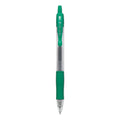 Pilot G2 Premium Gel Pen, Retractable, Extra-Fine 0.5 mm, Green Ink, Smoke Barrel, Dozen