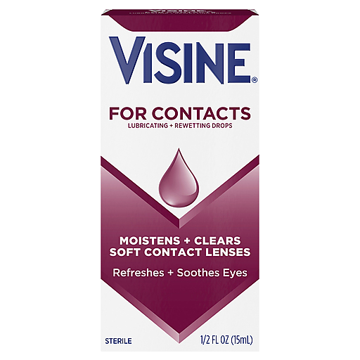 Visine For Contacts Sterile Lubricating & Rewetting Drops .5-oz by Pasteur Pharmacy