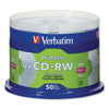 Verbatim CD-RW DataLifePlus Printable Rewritable Disc, 700 MB/80 min, 12x, Spindle, Silver, 50/Pack