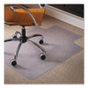 ES Robbins Natural Origins Chair Mat with Lip For Carpet, 36 x 48, Clear