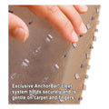 ES Robbins EverLife Light Use Chair Mat for Flat Pile Carpet, Rectangular, 36" x 44", Clear