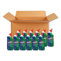 Clorox Toilet Bowl Cleaner with Bleach, Fresh Scent, 24 oz Bottle, 12/Carton