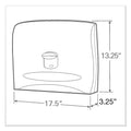 Scott Personal Seat Cover Dispenser, 17.5 x 2.25 x 13.25, White