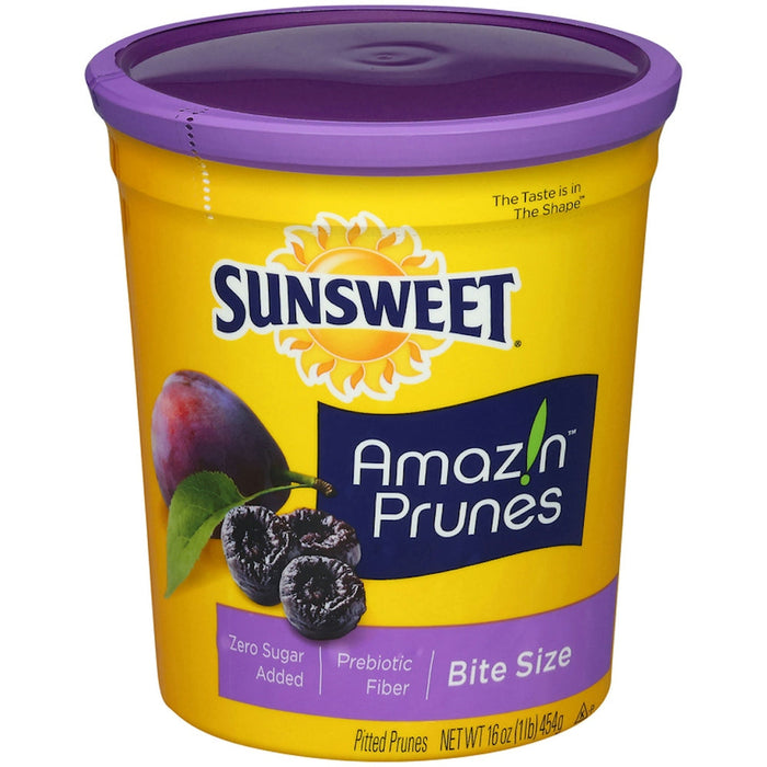 Sunsweet Amazin Prunes Prunes, Pitted, Bite Size, 16 Ounce by Pasteur Pharmacy