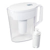 Brita Classic Water Filter Pitcher, 40 oz, 5 Cups, Clear, 2/Carton