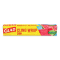 Glad ClingWrap Plastic Wrap, 200 Square Foot Roll, Clear