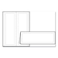 Avery Large Embossed Tent Card, Ivory, 3.5 x 11, 1 Card/Sheet, 50 Sheets/Pack