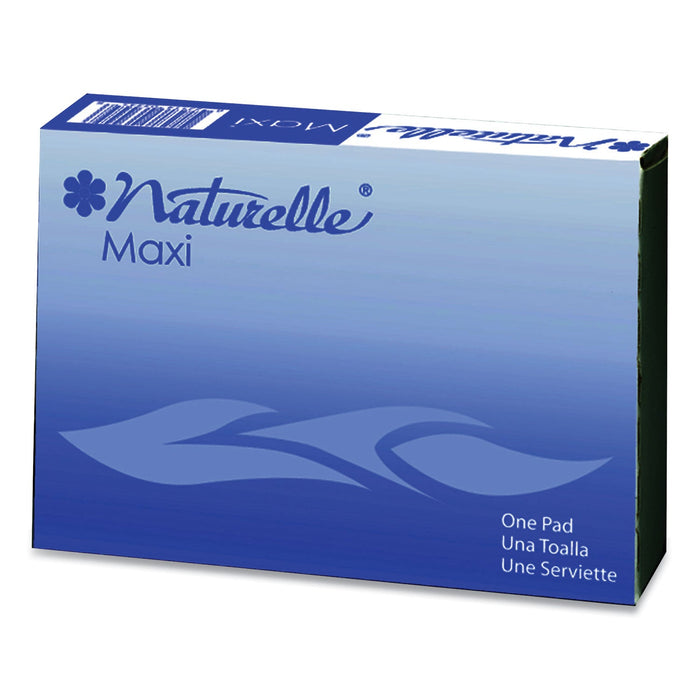Impact Naturelle Maxi Pads, #4 For Vending Machines, 250 Individually Wrapped/Carton