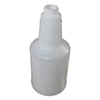 Impact Plastic Bottles with Graduations, 24 oz, Clear, 24/Carton