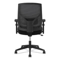 HON VL581 High-Back Task Chair, Supports Up to 250 lb, 18" to 22" Seat Height, Black