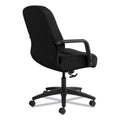 HON Pillow-Soft 2090 Series Managerial Mid-Back Swivel/Tilt Chair, Supports Up to 300 lb, 17" to 21" Seat Height, Black