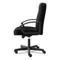 HON HVL601 Series Executive High-Back Chair, Supports Up to 250 lb, 17.44" to 20.94" Seat Height, Black