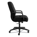HON Pillow-Soft 2090 Series Managerial Mid-Back Swivel/Tilt Chair, Supports Up to 300 lb, 17" to 21" Seat Height, Black