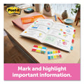 Post-it Page Flags in Desk Grip Dispenser, 1 x 1.75, Red, 200/Dispenser