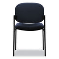 HON VL606 Stacking Guest Chair without Arms, Supports Up to 250 lb, Navy Seat/Back, Black Base