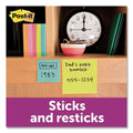 Post-it Pads in Supernova Neon Collection Colors, 2" x 2", 90 Sheets/Pad, 8 Pads/Pack