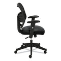 HON VL531 Mesh High-Back Task Chair with Adjustable Arms, Supports Up to 250 lb, 18" to 22" Seat Height, Black