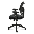 HON VL531 Mesh High-Back Task Chair with Adjustable Arms, Supports Up to 250 lb, 18" to 22" Seat Height, Black