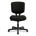 HON Volt Series Leather Task Chair with Synchro-Tilt, Supports Up to 250 lb, 18" to 22.25" Seat Height, Black