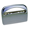 Impact Metal Half-Fold Toilet Seat Cover Dispenser, 16.35 x 2.45 x 11.55, Chrome