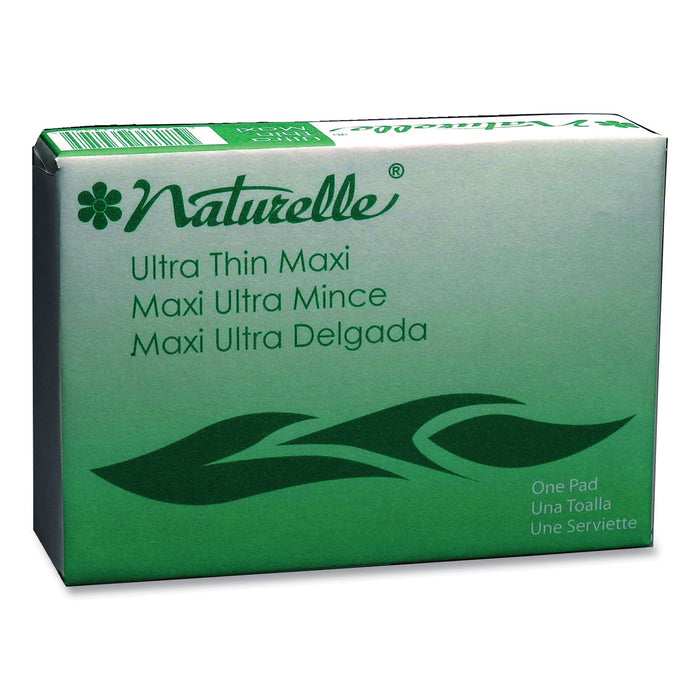Impact Naturelle Maxi Pads, #4 Ultra Thin with Wings, 200 Individually Wrapped/Carton