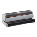 Swingline 20-Sheet Optima 20 Electric Punch, Three-Hole, 9/32" Holes, Silver/Black