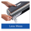 Swingline 20-Sheet Optima 20 Electric Punch, Three-Hole, 9/32" Holes, Silver/Black