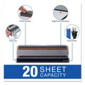 Swingline 20-Sheet Optima 20 Electric Punch, Three-Hole, 9/32" Holes, Silver/Black