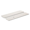 Safco Kwik-File Mailflow-To-Go Shelf for 60" Wide Table, 56w x 25.5d, Pebble Gray